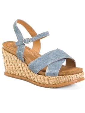 NWT SOFFT suede diana comfort wedge woman sandals